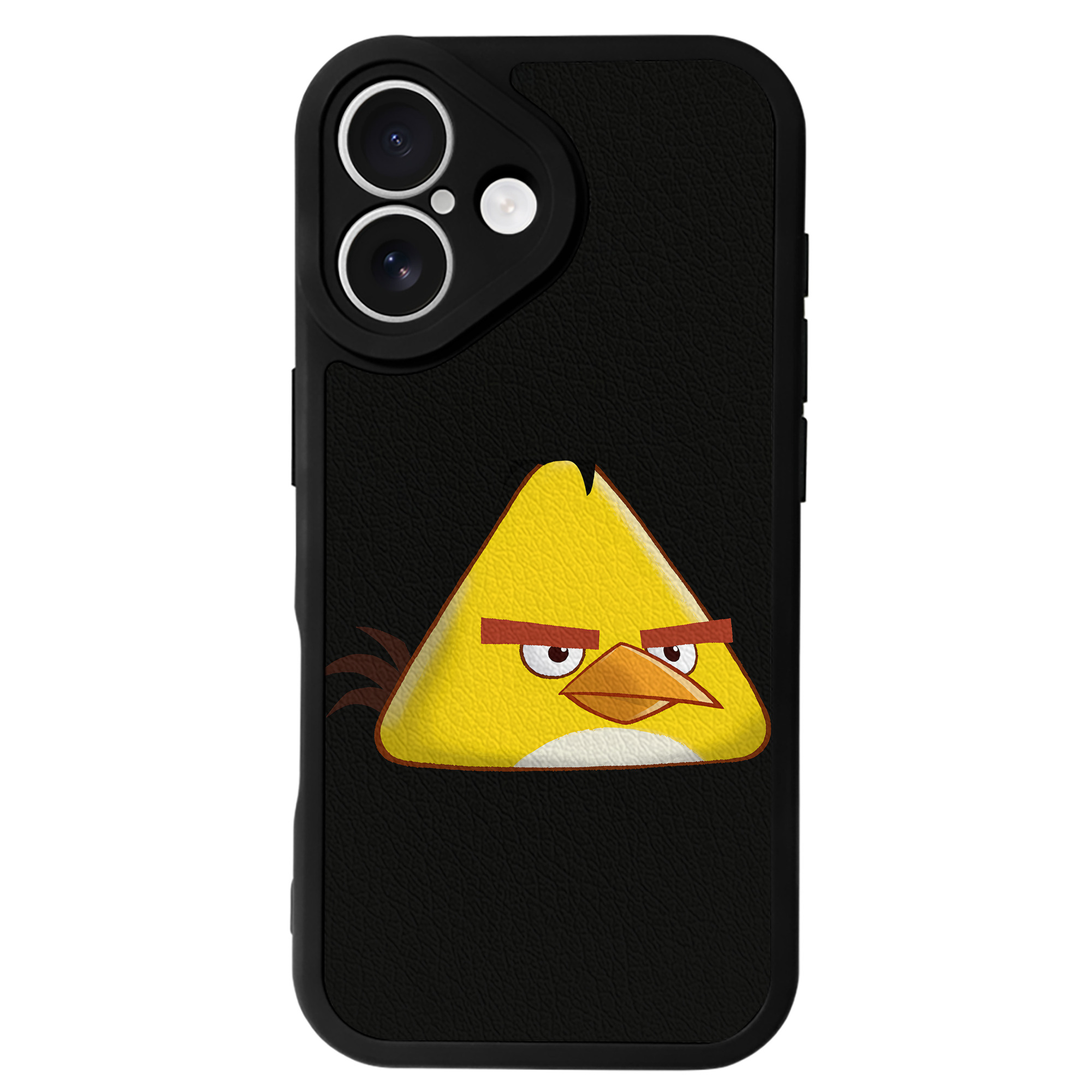 （画像用） Angry Birds アングリーバード 【iPhone 16シリーズ対応】シリコンスマホケース（レザー調） 材質：シリコン